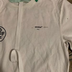 Off White Long-Sleeved Impressionism tee